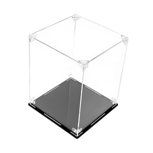 Bothyi - Caja De Exhibición De Acrílico Con Forma De Cubo Para Almacenamiento, Caja De Exhibición Para Juguetes Coleccionables L