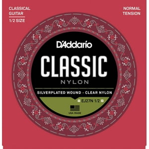 Set De Cuerdas Nylon Clásica1/2 N.Tensión Ej27N Daddario