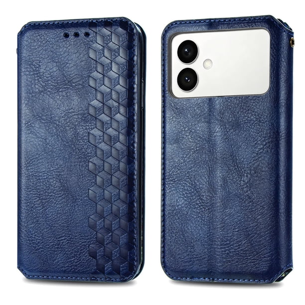 FOXDOCK Funda para Samsung Galaxy S26 Edge | Soporte Ajustable y Billetera Integrada-azul