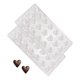 thumbnail image 1 of Pack X2 Molde Chocolate Molde De Chocolate Acrilico Corazón Gris, 1 of 6