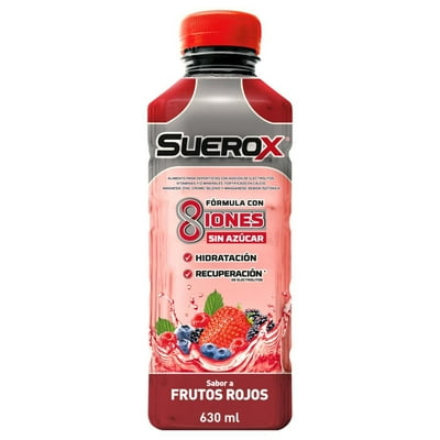 Bebida Hidratante Frutos Rojos Botella 630 Ml Suerox
