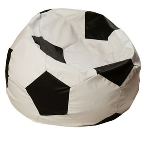 Máxima Design - Pouf Pera Fútbol Eco Cuero 120X120X120 Cm
