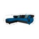 thumbnail image 4 of Sofá Seccional New Dominga 3 Cuerpos Chenille Tipo Lino Azul, 4 of 4