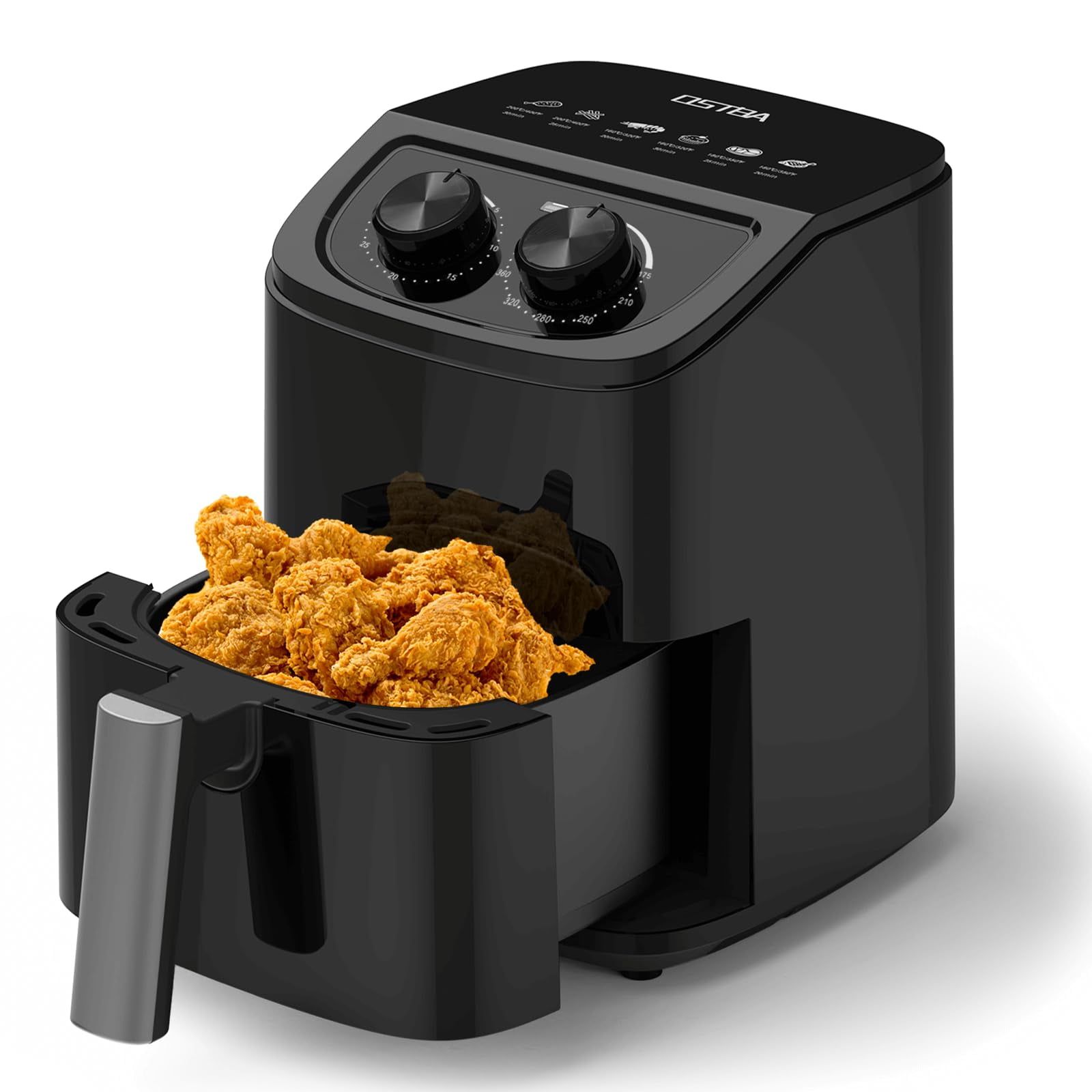 Ostba Appliance - Freidora De Aire Ostba 2.5qt 6 Menús Con Perillas Manuales
