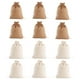 thumbnail image 1 of Paquete de 12 bolsas de regalo para fiestas: minibolsas de lona con cordón para regalos, para cumpleaños infantiles y fiestas, 13 x 18 cm, 1 of 5