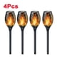 thumbnail image 1 of 1/2/4/6/8/10pcs Solar Flame Torch Lights Flickering Light Waterproof Garden Decoration Outdoor Lawn Path Yard Patio Floor Lamps, 3x3x20.6in, 1 of 3
