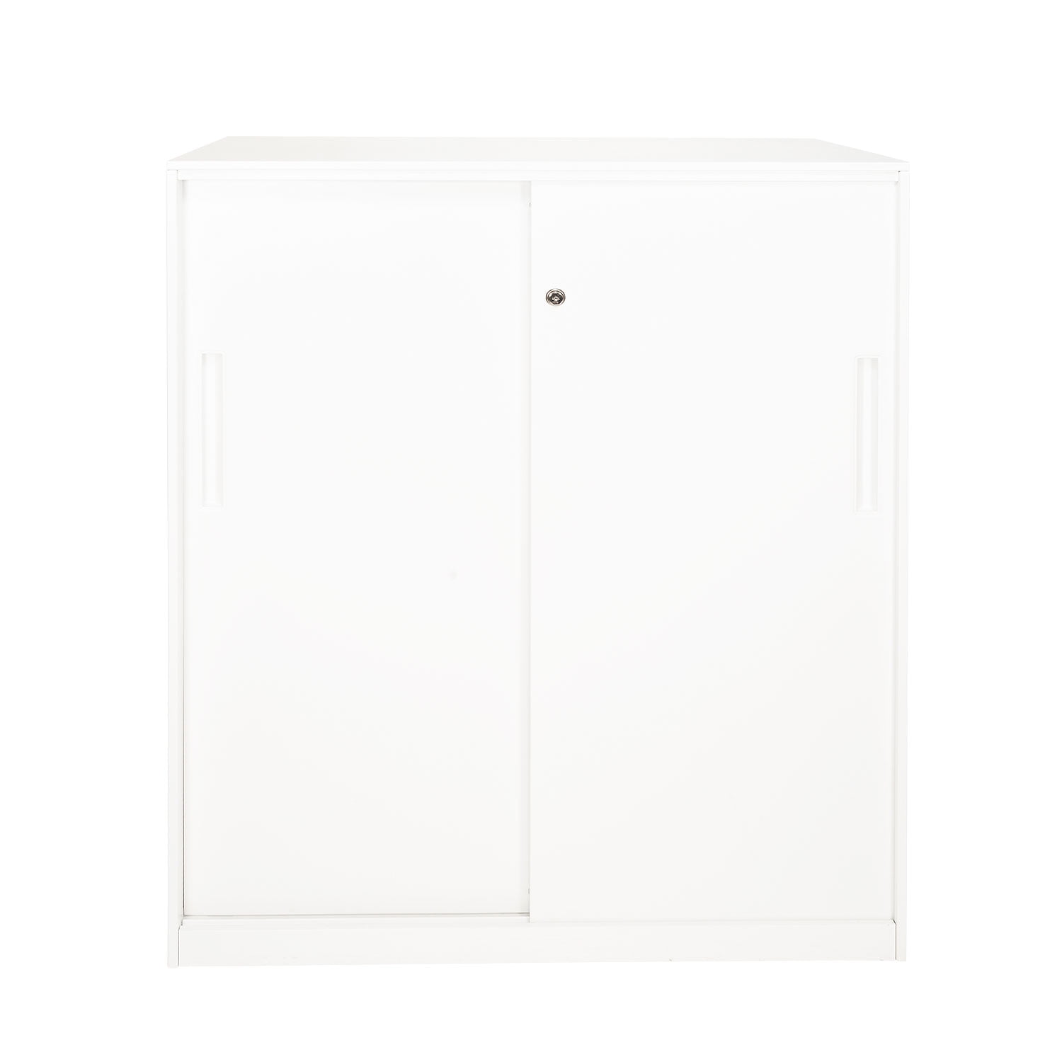 Form Office - Gabinete Oficina Alto Metálico Con Puertas Blanco