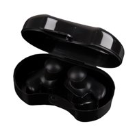 Ioensy - Tapones Para Los Oídos Para Natación, Auriculares Reutilizables Para Dormir, Para Bañarse Bajo El Agua, Ducharse, Color Negro