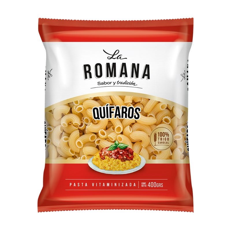 Fideo Pasta Quifaros Bolsa 400 g La Romana