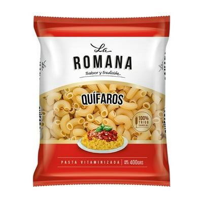 Fideo Pasta Quifaros Bolsa 400 G La Romana