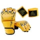 thumbnail image 3 of Guantes De Boxeo De Medio Dedo Guantes MMA Para Saco De Boxeo Muay Thai Artes Marciales Amarillo, 3 of 5