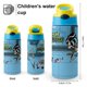 thumbnail image 2 of El Laboratorio de Dexter Botella de Agua con Tapa Pop Top de Un Toque, Acero Inoxidable, a Prueba de Fugas, para Deportes, Botella Infantil azul 12 oz, 2 of 6