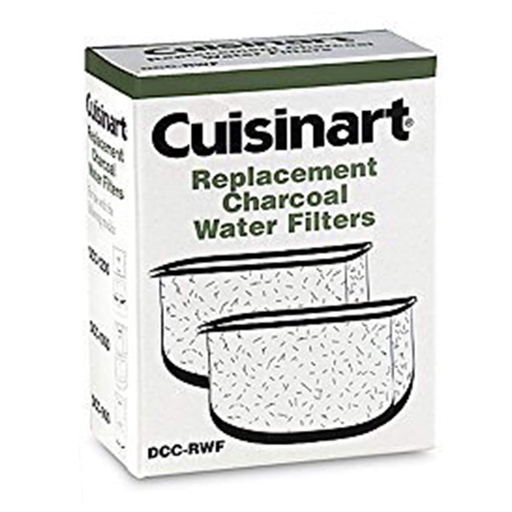 Filtros De Agua De Repuesto Cuisinart Charcoal (juego De 2)