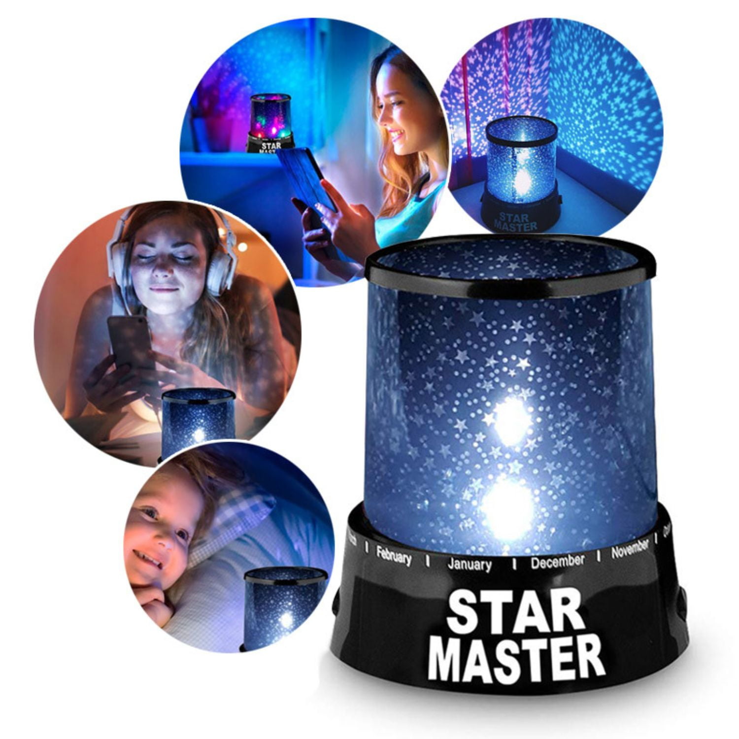 Invencible - Lampara Estrellas Proyector Espantacuco Mx29