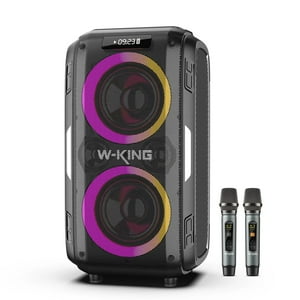 Parlante Karaoke W-King T9 Pro Set De Micrófonos