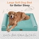 thumbnail image 2 of Cama Grande para Perro NANUYA Ortopédica Impermeable 86x74 cm Aqua, 2 of 9