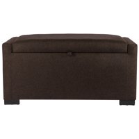 Máxima Design - Banqueta Con Baúl Leyzy Café Moro Omega 40X55X105 Cm