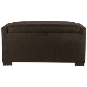 Máxima Design - Banqueta Con Baúl Leyzy Café Moro Omega 40X55X105 Cm