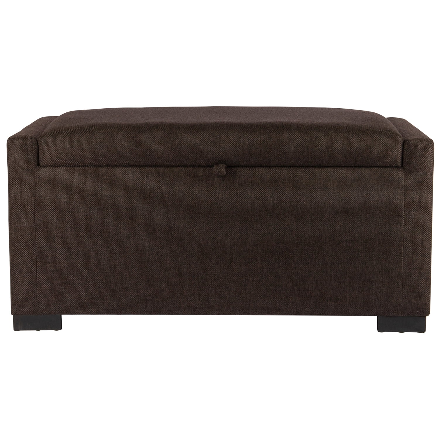 Máxima Design - Banqueta Con Baúl Leyzy Café Moro Omega 40x55x105 Cm