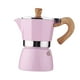 thumbnail image 5 of Cafetera De Aluminio Accesorio Durable Rosa Para Restaurante Viajando 300ml, 5 of 5