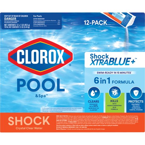 Clorox Pool & Spa Shock Xtrablue Plus Paquete De 12