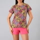 thumbnail image 1 of Pijamas Fls M. Corta + Short Flores Mujer 33884-196, 1 of 2