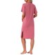 thumbnail image 3 of INSPIRE CHIC Camisón de Mujer con Puños Enrollados y Abertura Lateral L Rosa Rosa, 3 of 6