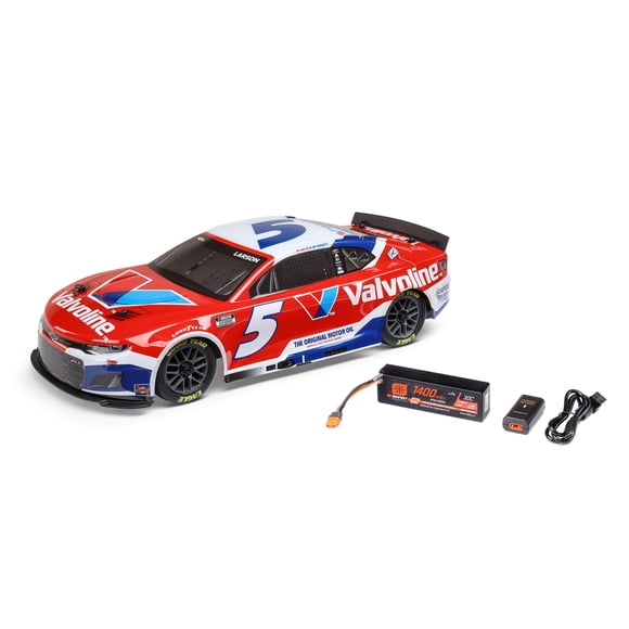 Auto de carreras RC Losi 1/12 de NASCAR Kyle Larson No. 5 Valvoline