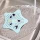 thumbnail image 3 of Paquete de 4 atrapapelos de estrellas de mar de colores, colador de desagüe para baño, atrapapelos, tapa de desagüe para bañera y ducha, trampa para el pelo, colador de desagüe para bañera, protector, 3 of 8