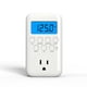 thumbnail image 1 of Monitor de consumo de electricidad, enchufe HBN para medidor de vatios con luz de fondo, 1 of 9