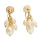thumbnail image 1 of Aros Sin Perforación Huggies Perlas baroccas Colgantes Bañada En Oro, 1 of 3