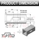 thumbnail image 3 of Adaptador de Enganche para Remolque TOPTOW 64028S de 2.5" a 2" Acero, 3 of 5