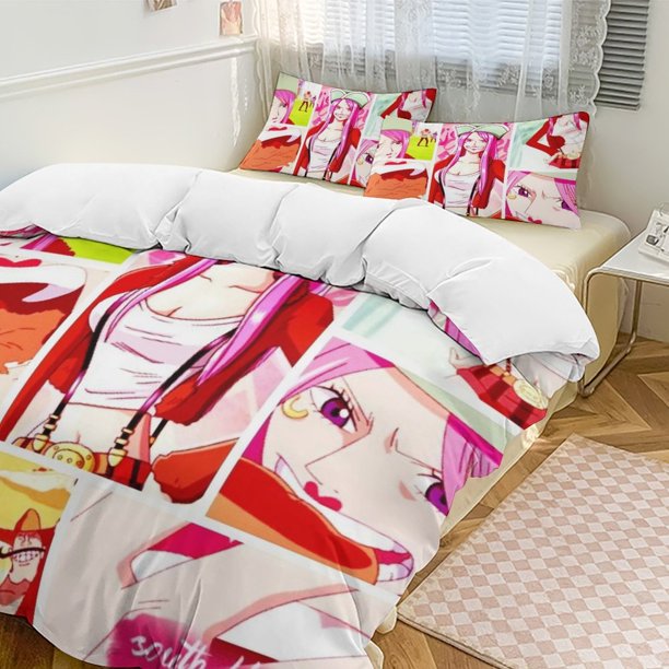 Jewelry Bonney Bed Duvet Cover Funny Anime Cartoon Bedding Sets Lightweight 3 Piece Comforter Sets