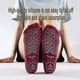 thumbnail image 3 of Calcetines de yoga gruesos profesionales para mujer con agarres y correas antideslizantes, ideales para pilates, ballet, danza y entrenamiento descalzo., 3 of 6
