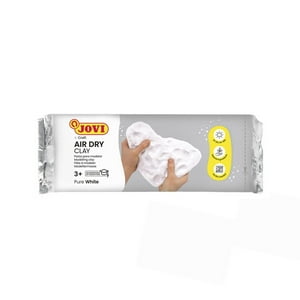 Pasta Para Modelar, Air Dry Clay 250Gr. Jovi Blanco