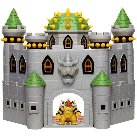 Nintendo - Juguete Escena Batalla Castillo De Bowser Mario