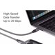 thumbnail image 4 of Cable de transferencia de datos de alta velocidad USB C a USB C de 6 pies para MacBook, 4 of 7