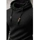 thumbnail image 2 of Polerón Hombre Tejido Waffle Negro Manga Larga Hoodie d&b, 2 of 3
