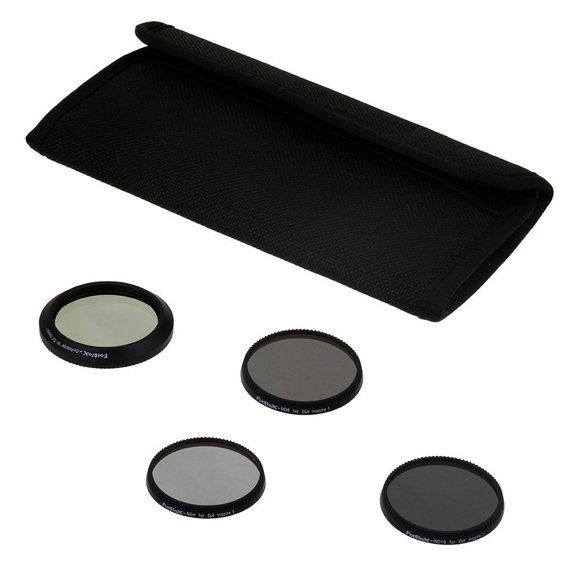 Kit de filtros Fotodiox ND4 ND8 ND16 CPL para DJI Inspire 1