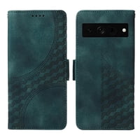 Carcasa Foxdock Google Pixel 7 Pro De Cuero Pu, Diseño Acolchado Clásico, Protección Contra Caídas Y Rayones