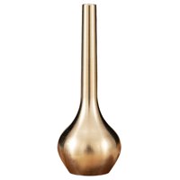 Magideal - Jarrón Único, Minijarrón, Macetas, Arreglo Floral, Dorada Para Jardín, Sala De Estar, Escritorio, Decoración , B B