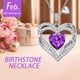 thumbnail image 2 of Collar Love Pendant Con Piedra De Nacimiento Para Mujer, 2 of 4