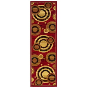 Modalfo - Alfombra Pasillo Kashan King Roja 66 X 430 Cm