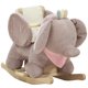 thumbnail image 1 of Caballo Mecedor para Bebé Qaba con Elefante, Peluche con Sonido Realista y Cinturón de Seguridad, Montable para Niños de 18‑36 meses, Rosa, 1 of 9