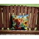 thumbnail image 2 of Cojín In Sunflowers Vizsla 14 X 14 Cm, 2 of 6