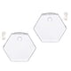 thumbnail image 5 of 2xWall Hanging Planter Glass Florero Hidropónico Plant Pot Terrarium Hexagon13cm, 5 of 7