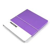 Pantone Libreta Grande Con Elástico Horizontal Morado