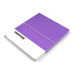 Pantone Libreta Grande Con Elástico Horizontal Morado