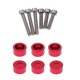 thumbnail image 2 of 6 juegos m6 aluminio motores tornillo tornillo arandela para honda b d f h serie rojo, 2 of 3