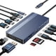 thumbnail image 1 of Docking Station Usb C Ds0202 14 En 1 Hdmi Dp 10gbps, 1 of 3